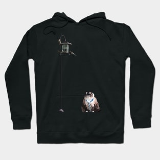 Cat Meets Birds Hoodie